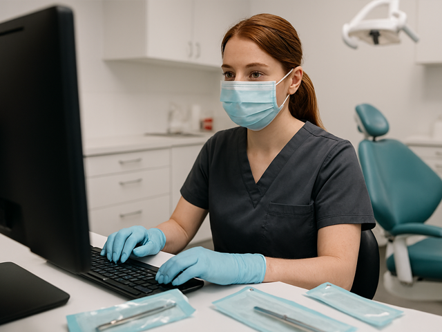 Typing instrument details into your PMS after use