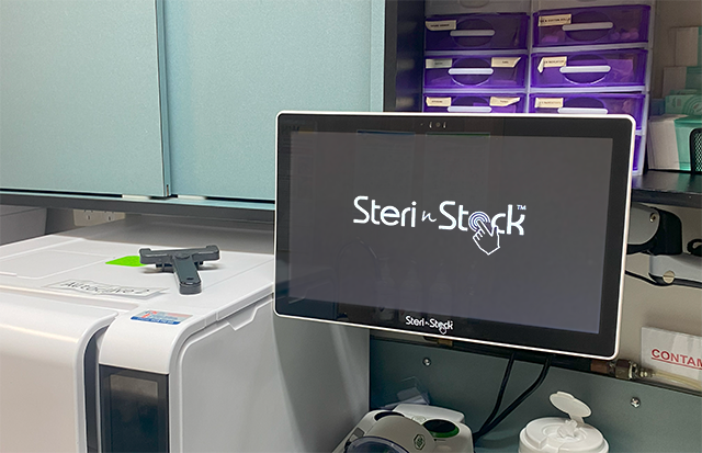 Steri Tracking Touchscreen Device